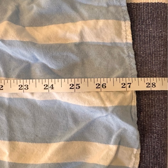 Denim & Flower Ricky Singh Men’s L Button Down Blue and White Striped Shirt - Picture 3 of 6